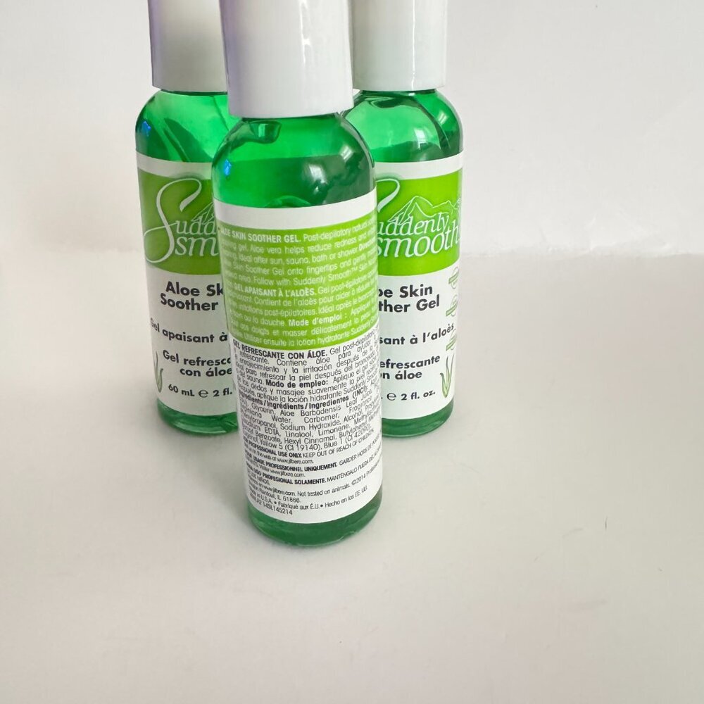 Suddenly Smooth Aloe Skin Soother Gel 2 fl oz Travel Size Sealed - Picture 2 of 2